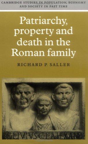 Patriarchy, Property & Death Roman (Cambridge Studies in Population, Economy and Society in Past Time, Band 25)