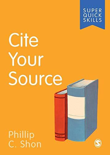 Cite Your Source (Super Quick Skills)