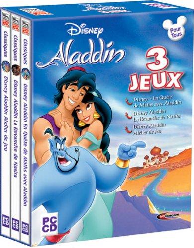 Disney Best-of Aladdin : La Revanche de Nasira jeu d'action + En Quête de Maths Le Défi d'Agraba + Aladdin atelier de jeux