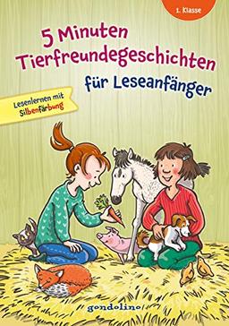 5 Minuten Tierfreundegeschichten für Leseanfänger, 1. Klasse - Lesenlernen mit Silbenfärbung: Erstlesebuch mit kurzen Geschichten und großer ... Bestseller Erstleser ab 6 Jahre für 5,00 EUR.