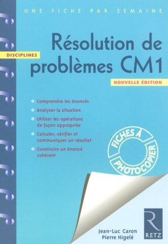 Résolution de problèmes, CM1