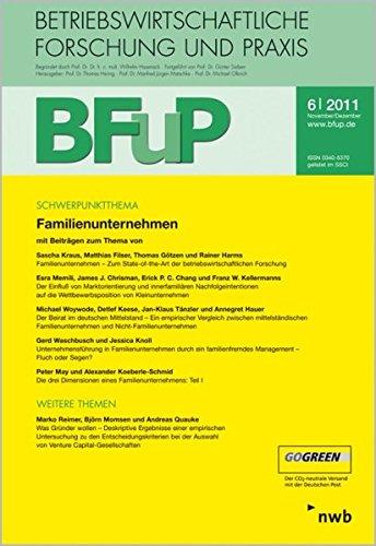 Familienunternehmen: BFuP 6/2011