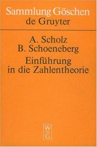 SG5131 SCHOLZ/SCHOENEBERG:  EINF I ZAHLENTH   5A