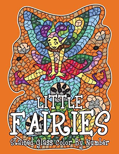 LITTLE FAIRIES: Stained Glass Color By Number