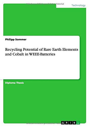 Recycling Potential of Rare Earth Elements and Cobalt in WEEE-Batteries