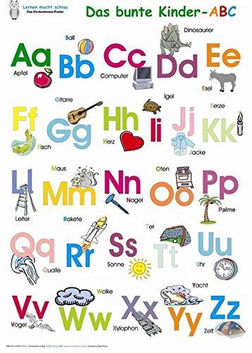 Das bunte Kinder-ABC. Poster: Deutsch