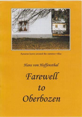 Farewell to Oberbozen