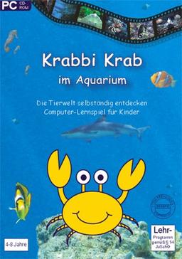 Krabbi Krab im Aquarium, 1 CD-ROM Die Tierwelt selbständig entdecken. Computer-Lernspiel für Kinder. Für Windows 98SE/ME/XP