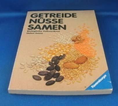 Getreide, Nüsse, Samen. Biologische Vollwertkost.