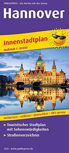 Hannover Innenstadtplan: Touristischer Innenstadtplan mit Sehenswürdigkeiten und Straßenverzeichnis. 1:18000 (Stadtplan / SP)