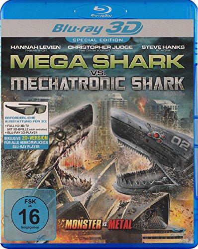 Mega Shark VS. Mechatronic Shark 3D & 2D Blu-ray & Bonusfilm : Monster