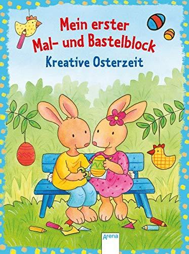 Mein erster Mal- und Bastelblock. Kreative Osterzeit