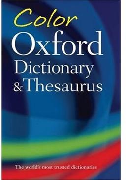 Color Oxford Dictionary and Thesaurus