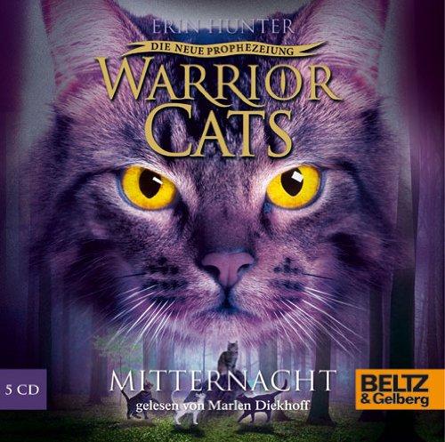 Warrior Cats - Die neue Prophezeiung. Mitternacht: II, Folge 1, gelesen von Marlen Diekhoff, 5 CDs in der Multibox, 6 Std.25 Min.