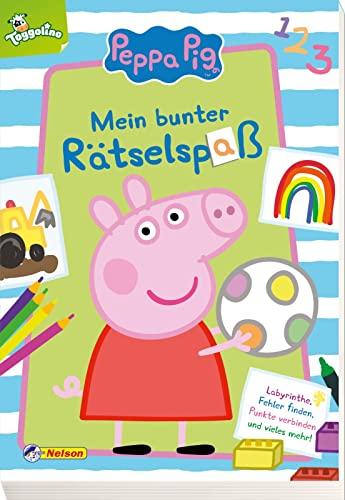 Peppa: Mein bunter Rätselspaß: Labyrinthe, Fehler finden, Punkte verbinden uvm! | Kinderbeschäftigung ab 3 (Peppa Pig)