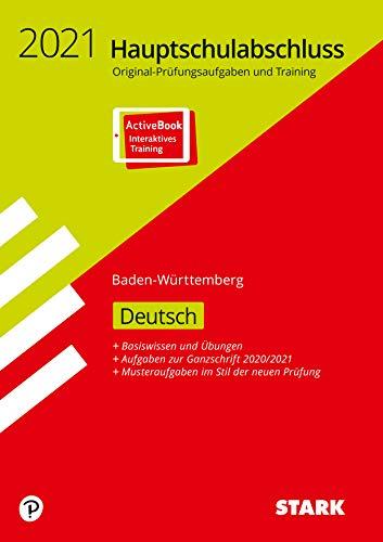 STARK Original-Prüfungen und Training Hauptschulabschluss 2021 - Deutsch 9. Klasse - BaWü