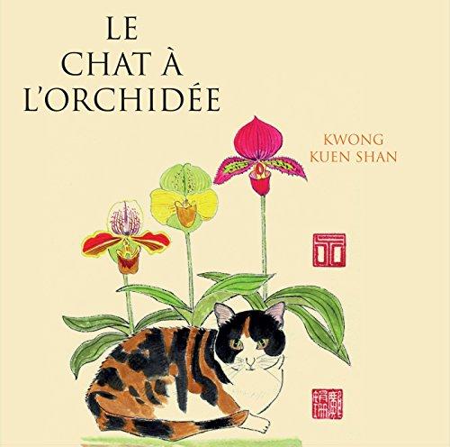 Le chat à l'orchidée