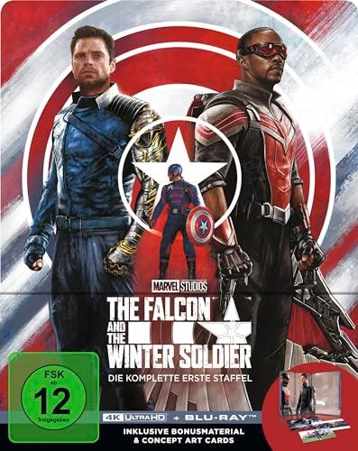 The Falcon and the Winter Soldier - Staffel 1 - Steelbook - Limited Edition (4K Ultra HD) (+ Blu-ray) [4 Discs]