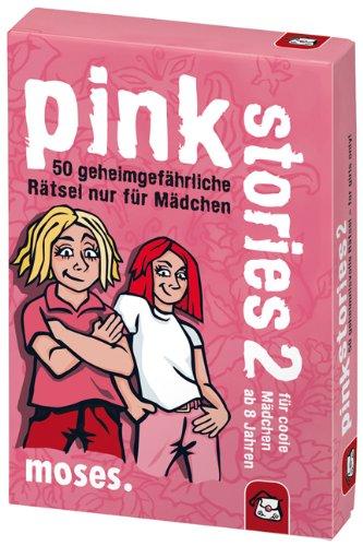 Moses Verlag - Black stories junior. pink stories 2: 50 geheimgefÃ¤hrliche RÃ¤tsel nur fÃ1/4r MÃ¤dchen