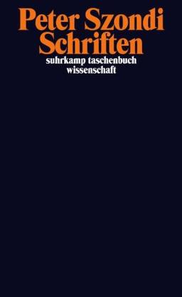 Schriften: 2 Teilbände (suhrkamp taschenbuch wissenschaft)