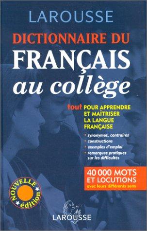 Dictionnaire du français au collège