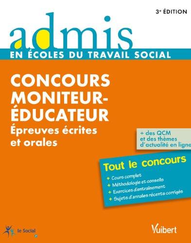 Concours moniteur-éducateur : épreuves écrites et orales