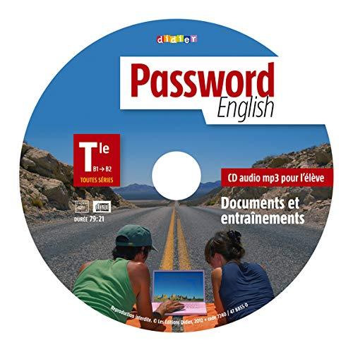 Password English terminale toutes séries, B1-B2 : documents et entraînements : CD de remplacement