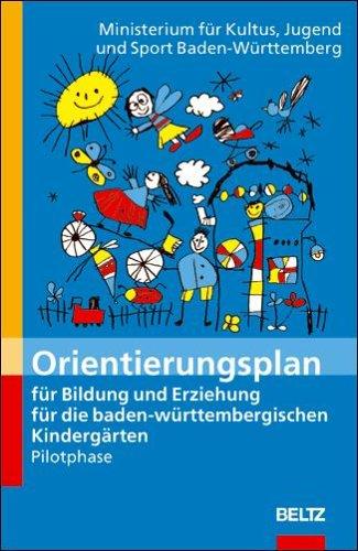 Orientierungsplan für Bildung und Erziehung für die baden-württembergischen Kindergärten: Pilotphase