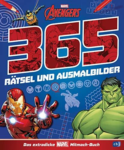 MARVEL Avengers 365 Rätsel und Ausmalbilder - Das extradicke MARVEL-Mitmach-Buch: 192 Seiten Activityspaß mit den beliebten Marvel-Helden ab 6 Jahren (Die Marvel-Activity-Reihe, Band 12)