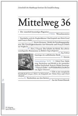 Ungerechtigkeiten. Mittelweg 36, Zeitschrift des Hamburger Instituts für Sozialforschung, Heft 2/2011