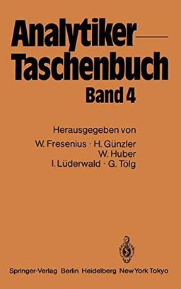 Analytiker-Taschenbuch: Band 4 (Analytiker-Taschenbuch, 4, Band 4)