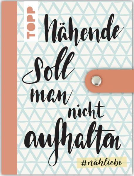 #nähliebe Nähetui "Nähende...": Gestaltetes Nähetui mit Schere, Maßband, Nahtauftrenner, Nähgarn, Nadeln, Einfädelhilfe und Knöpfen