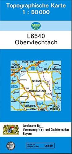 TK50 L6540 Oberviechtach: Topographische Karte 1:50000 (TK50 Topographische Karte 1:50000 Bayern)