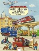 Große Fahrzeuge vom Bahnhof bis zum Hafen. Klapp auf, schau nach!