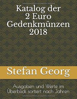 Katalog der 2 Euro Gedenkmünzen 2018: Ausgaben und Werte im Überblick sortiert nach Jahren