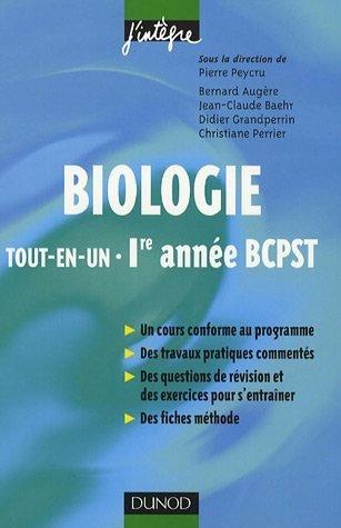 Biologie BCPST 1re année : tout-en-un