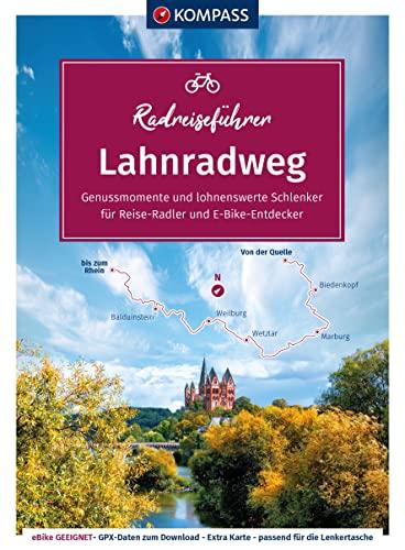 KOMPASS Radreiseführer Lahnradweg: Von der Quelle zum Rhein mit Extra-Tourenkarte, Reiseführer und exakter Streckenbeschreibung