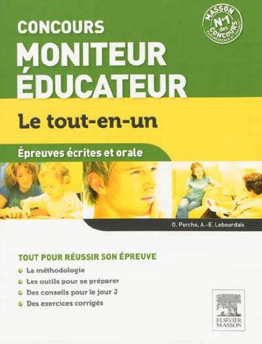 Concours moniteur éducateur : épreuves écrites et orale