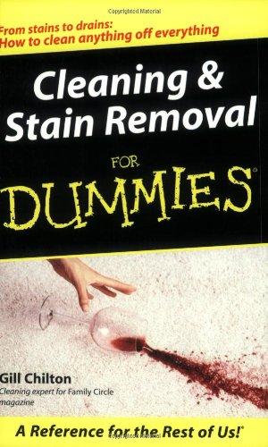 Cleaning and Stain Removal For Dummies (For Dummies (Lifestyles Paperback))