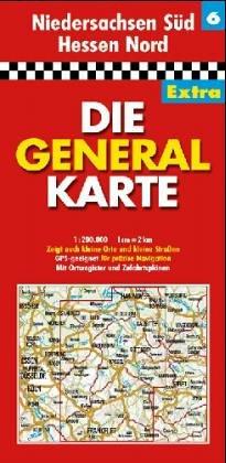 Die Generalkarten Deutschland Extra, 12 Bl., Bl.6, Niedersachsen Süd, Hessen Nord