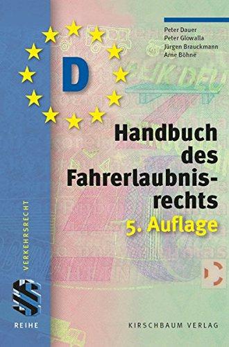 Handbuch des Fahrerlaubnisrechts