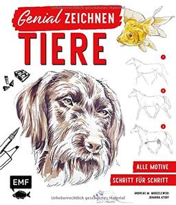 Genial zeichnen – Tiere: Garantierter Zeichenerfolg – Step-Motive und Profitricks