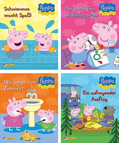 4 Bücher - Peppa - Miniausgabe Nr 1 - 4