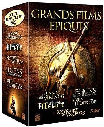 Coffret épique : le sang des vikings ; le royaume des voleurs ; légions ; merlin ; lord protector [FR Import]