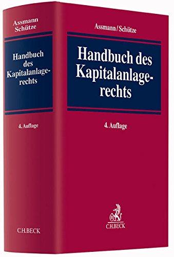 Handbuch des Kapitalanlagerechts