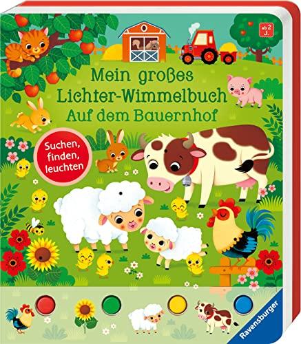 Mein großes Lichter-Wimmelbuch: Auf dem Bauernhof