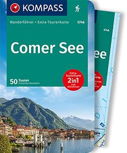 KOMPASS Wanderführer 5746 Comer See: Wanderführer mit Extra-Tourenkarte 1:50.000, 50 Touren, GPX-Daten zum Download.