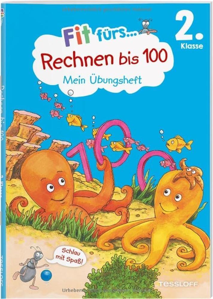 Fit fürs Rechnen bis 100 2. Klasse. Mein Übungsheft / Fit für die Schule / Mit separatem Lösungsteil / An den Lehrplänen orientiert, von Lehkräften empfohlen