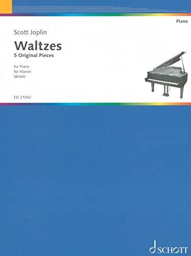 Waltzes: 5 Original Pieces für Klavier. Klavier.