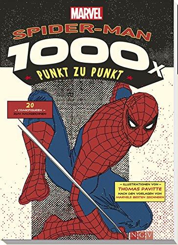 MARVEL: Spider-Man - 1000x Punkt zu Punkt: 20 Comicfiguren zum Nachzeichnen (1000x Punkt zu Punkt-Reihe MARVEL)